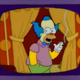 Bozo almost certainly didn’t smoke on air. (Screenshot: The Simpsons)